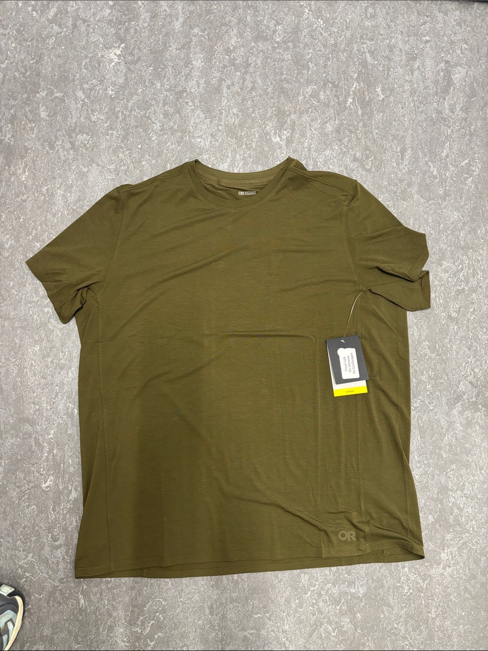 Outdoor Research Men’s Eclipse Sun T-shirt Dark Olive 2XL NWT